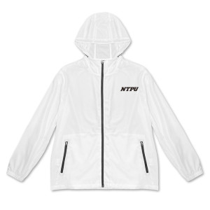 NTPU輕量機能防潑水風衣外套_白
